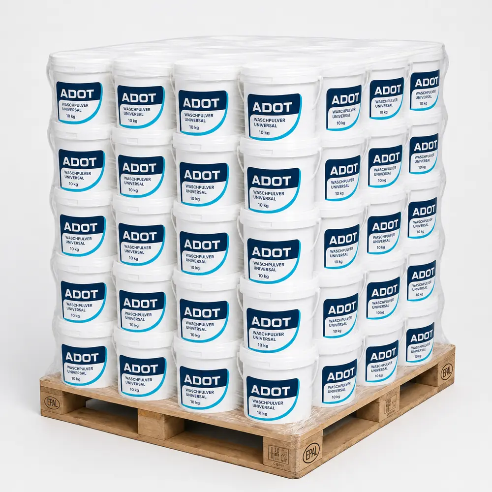 ADOT Washing Powder Universal, wiadra 10 kg na europalecie
